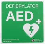 Tablica informacyjna wewnętrzna “Defibrylator AED”