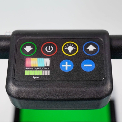 EVEREST – panel sterowania z przyciskami i wskaźnikami akumulatora