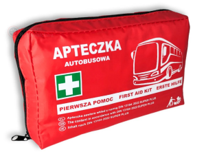 Apteczka samochodowa / autobusowa DIN 13164 z ustnikiem