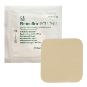 GranuFlex Extra Thin 7,5x7,5cm - Opatrunek hydrokoloidowy
